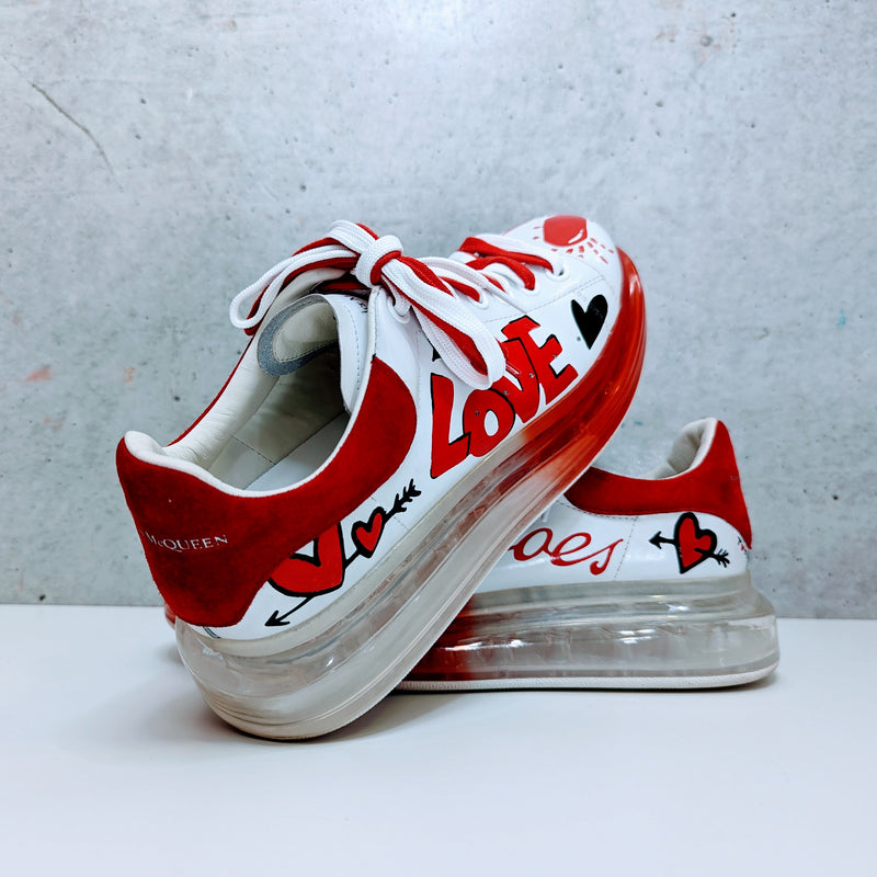 Custom Painted Alexander McQueen Sneakers | Joe's Stone Crabs Hand-Painted Luxury Shoes