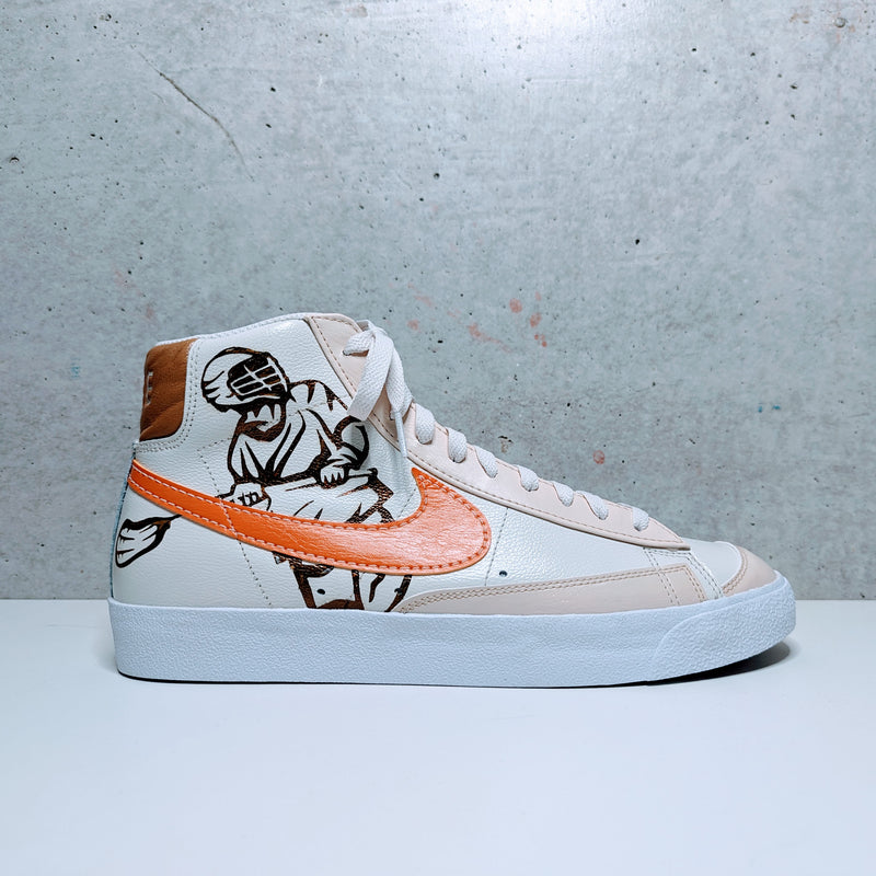 Hand-Painted Nike Blazer Mid '77 Sneakers, Sports and Custom Initials