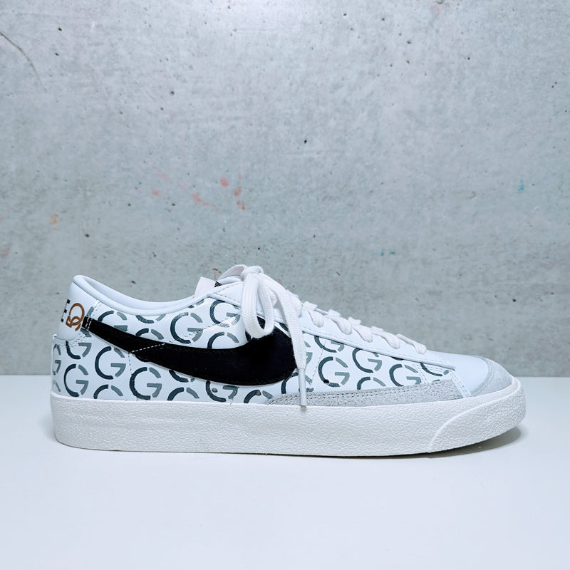 Custom Painted Nike Blazer Low with Personalized Initials | Hand-Painted Monogram Sneakers