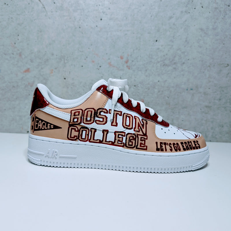 Custom Painted Air Force 1 ACC NCAA Sneakers | Hand-Painted AF1 College Shoes