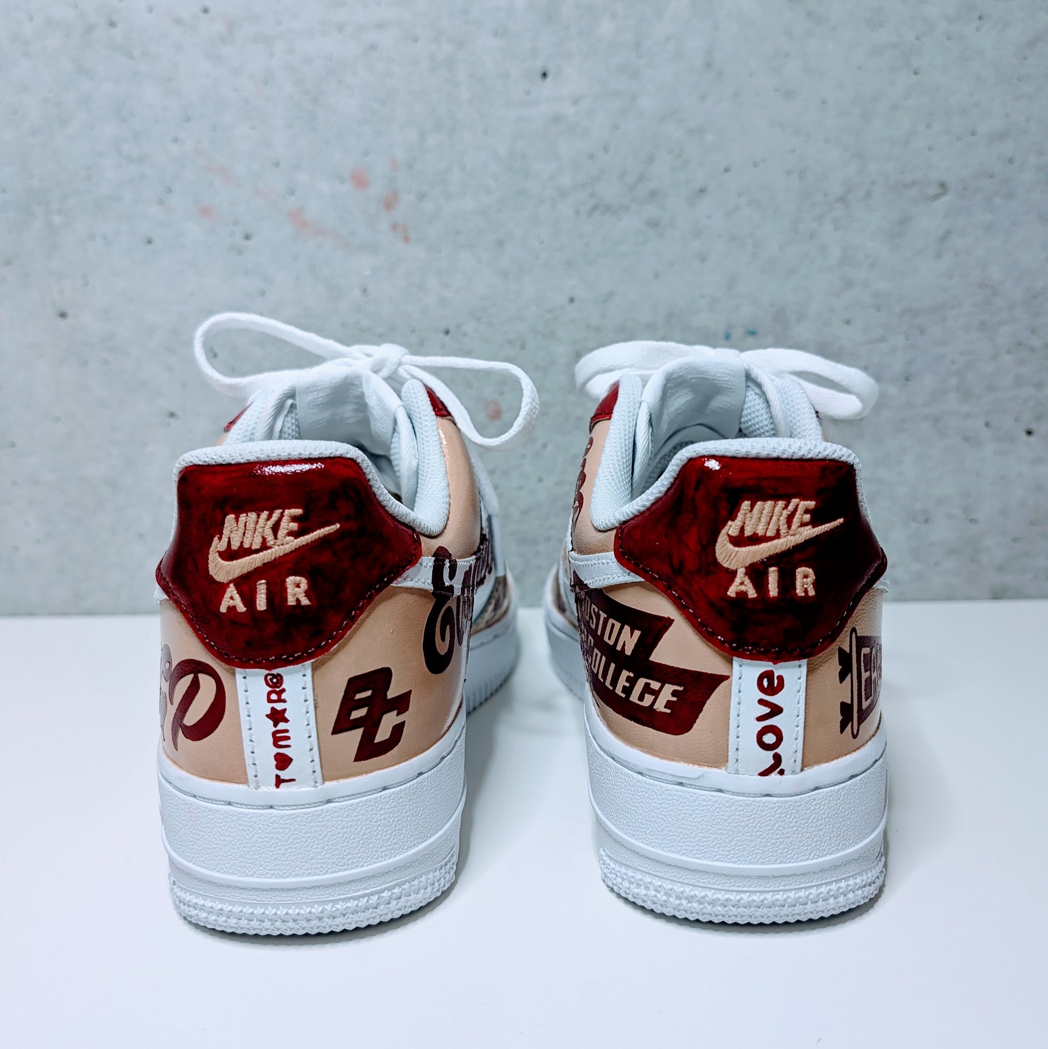 Custom College Team Hand Painted popular Shoes