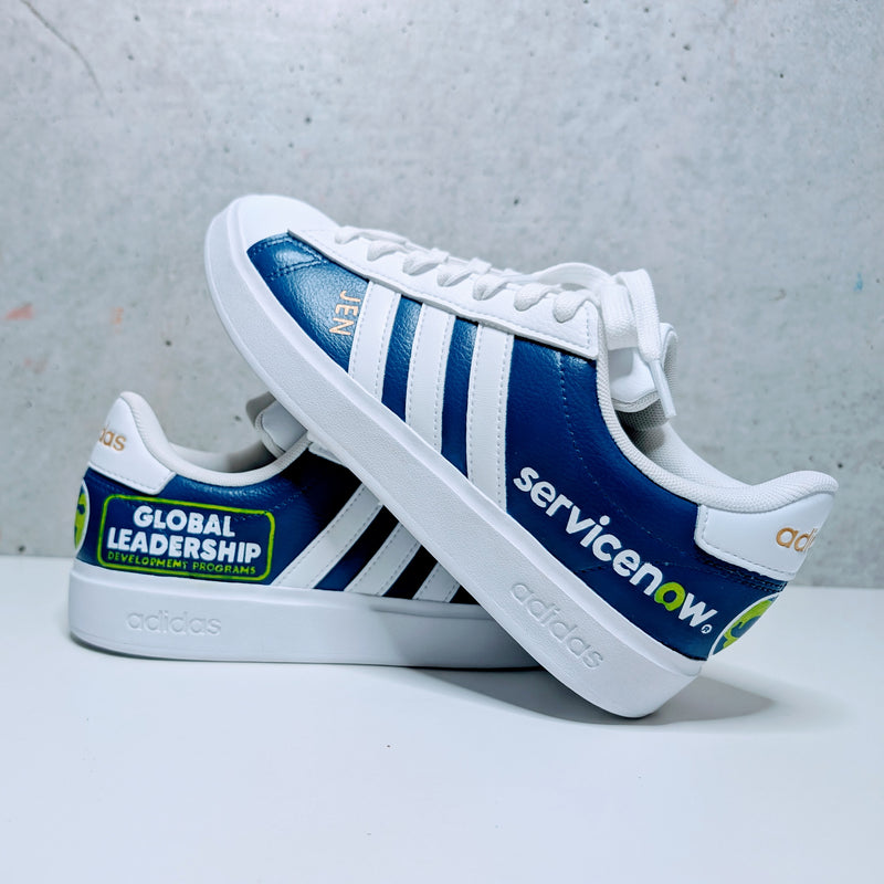 Hand-Painted Stan Smith Sneakers,Fully Custom, Corporate Identity
