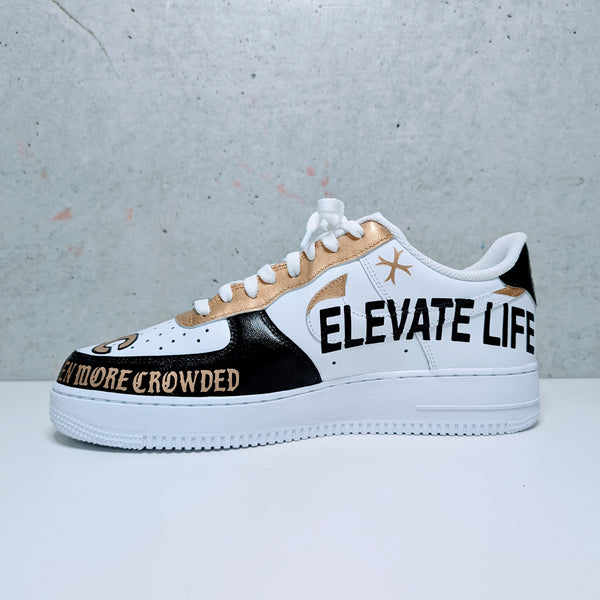 Custom Painted Air Force 1 Pastor & Faith Sneakers | Hand-Painted Religious Shoes