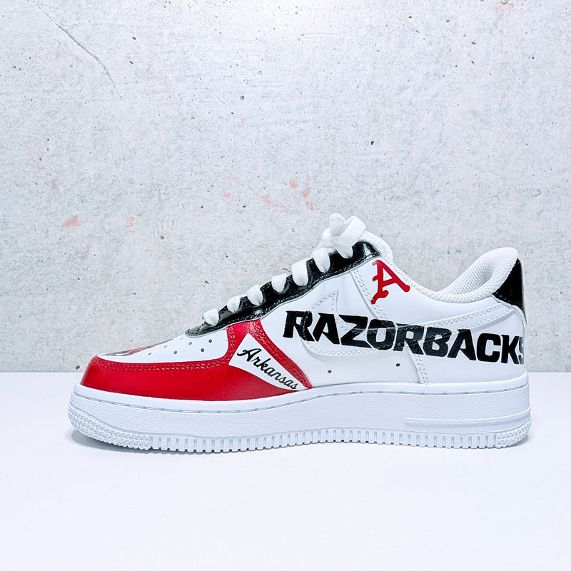 Custom Painted Air Force 1 SEC NCAA Sneakers | Hand-Painted College Shoes