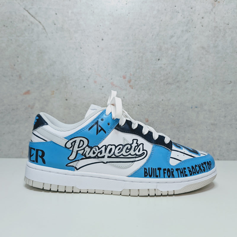 Custom Painted Air Force 1 Sports Mom Sneakers | Hand-Painted Game Day Shoes