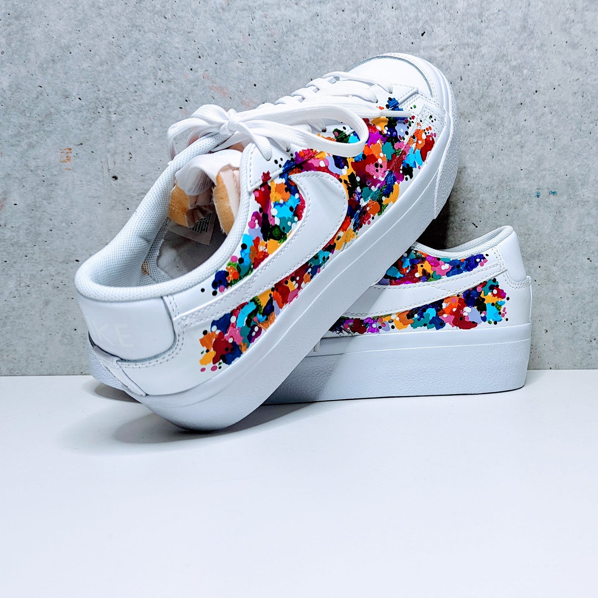 custom painted nike blazers