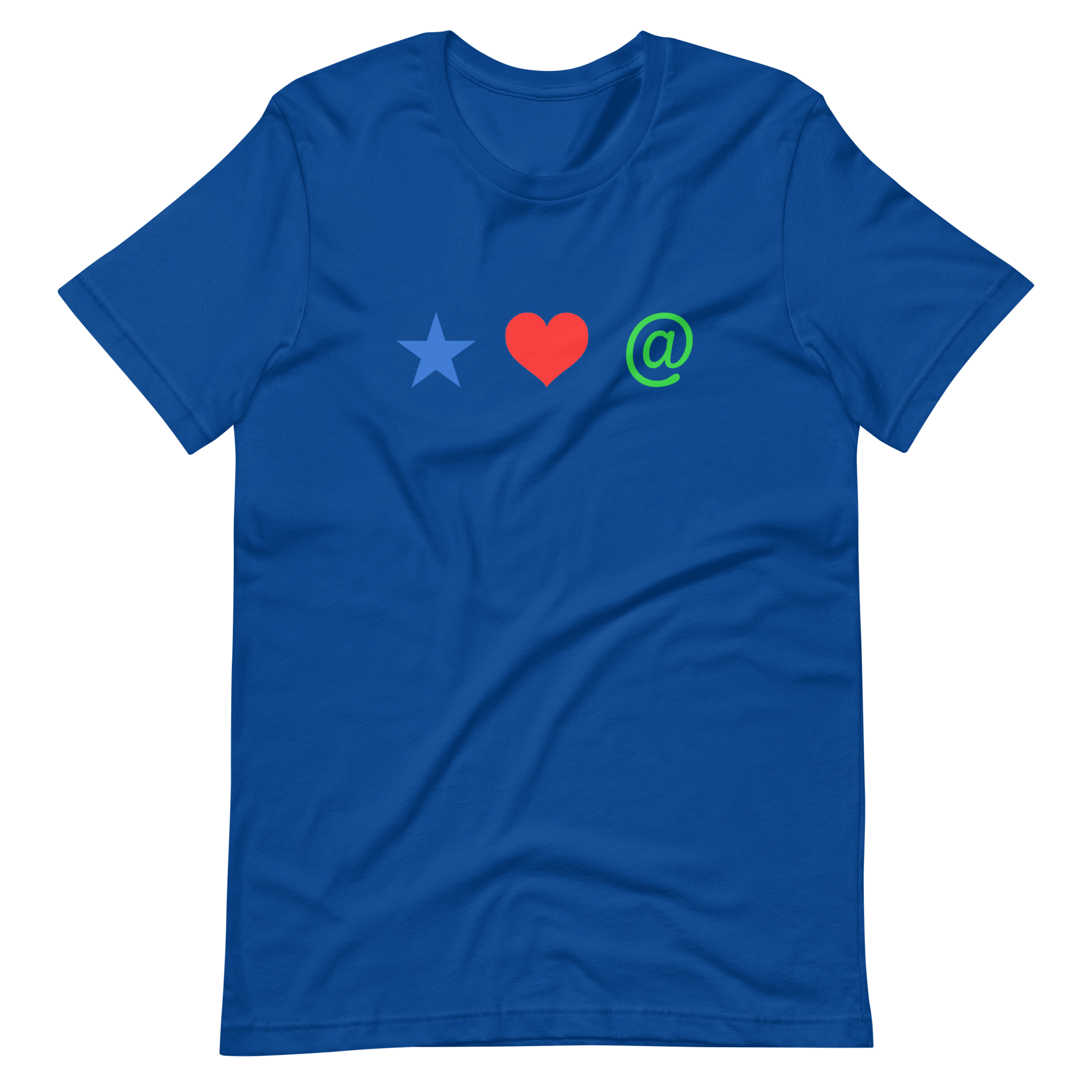 Star + Heart + @, Unisex t-shirt – Tamara.Love
